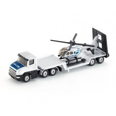 Low Loader with Helicopter - Siku 1610